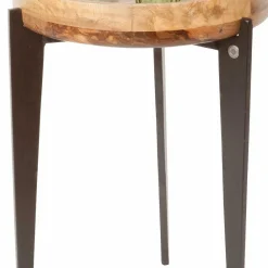 Wohnen Runder Beistelltisch mit Dreifußgestell - Offia