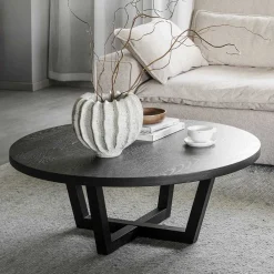 Wohnen Runder Couchtisch mit Durchmesser 110 cm - Cantabry