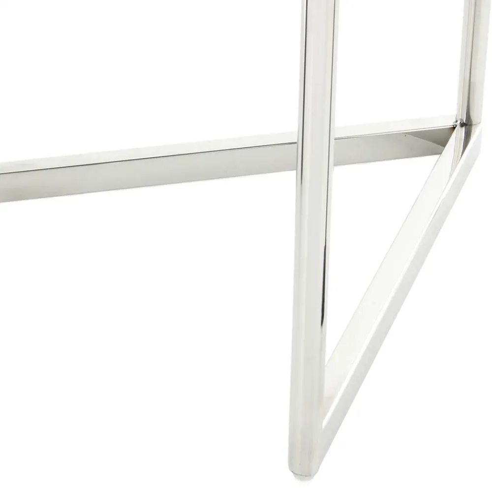 Wohnen Runder Design Beistelltisch mit Glasplatte Schwarz - Steven