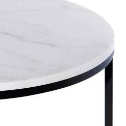 Wohnen Tische|Couchtisch*Runder Design Couchtisch mit Marmorplatte - Ciliuma