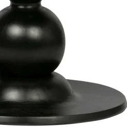 Wohnen Vintage Möbel*Runder Design Esstisch in Schwarz lackiert - Bottaro