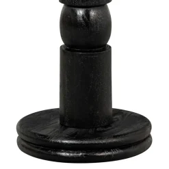 Wohnen Runder Design-Bartisch in Schwarz - Imonasa