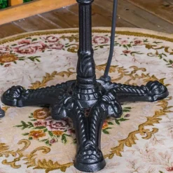 Wohnen Runder Designtisch aus Marmor & Gusseisen - Perleberg