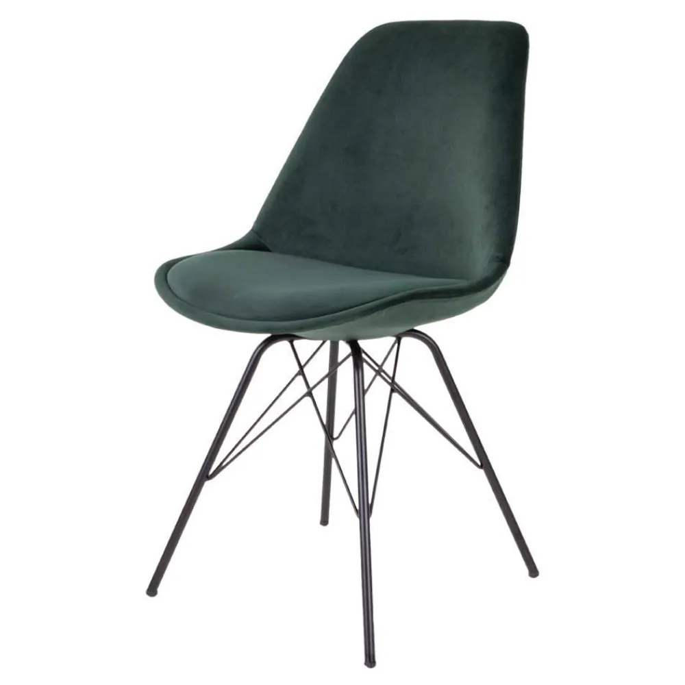 Wohnen Küchen-Essgruppen|Esszimmer Komplett*Runder Esstisch & 4 Stühle - Annescu II (fünfteilig)