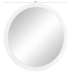 Wohnen Spiegel|Flurspiegel*Runder Flurspiegel mit Massivholzrahmen - Zavieca