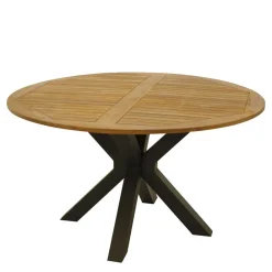 Wohnen Runder Gartentisch mit Spider Gestell - Orleans