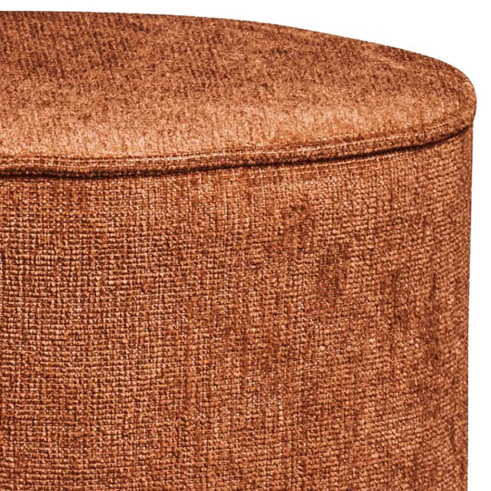 Wohnen Skandinavische Möbel|Braune Möbel*Runder Hocker in Rostbraun - Shearme