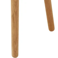 Wohnen Runder Holz Beistelltisch aus Eiche Massivholz - Kopiana