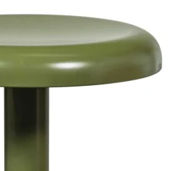 Wohnen Runder Metall-Barhocker in Grün - höhenverstellbar - Giolia