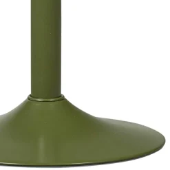 Wohnen Runder Metall-Barhocker in Grün - höhenverstellbar - Giolia