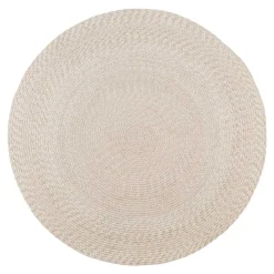 Wohnen Teppiche*Runder Outdoor-Teppich in Beige - Emjos