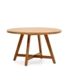 Wohnen Naturholzmöbel|Gartentische*Runder Outdoor-Tisch aus Eukalyptusholz - Lindos