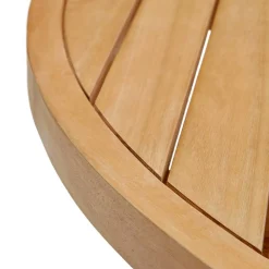 Wohnen Naturholzmöbel|Gartentische*Runder Outdoor-Tisch aus Eukalyptusholz - Lindos