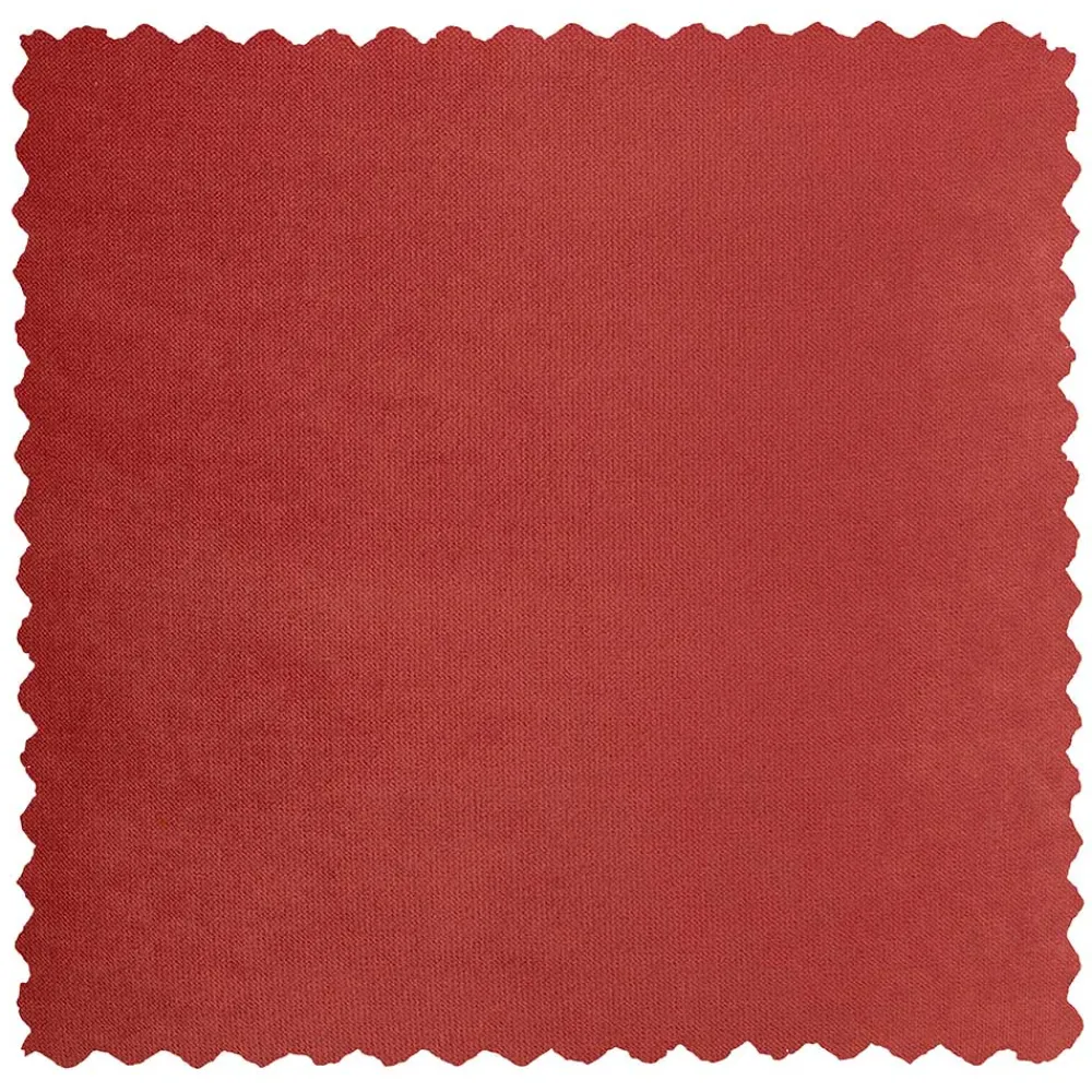 Wohnen Retro Möbel|Hocker*Runder Samt Sitzhocker in Rot - Loritana