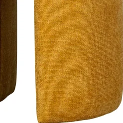 Wohnen Runder Sitzhocker in Gelb Chenillebezug - Lourettes (2er Set)