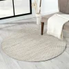 Wohnen Teppiche*Runder Skandi Design Teppich in Sisal Optik - Lephanta