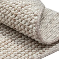 Wohnen Teppiche*Runder Skandi Design Teppich in Sisal Optik - Lephanta