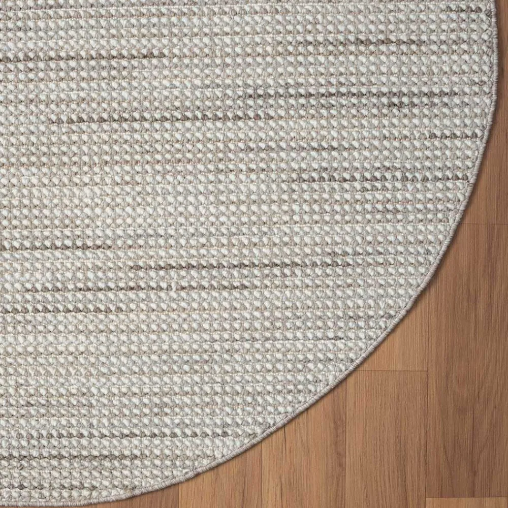 Wohnen Teppiche*Runder Skandi Design Teppich in Sisal Optik - Lephanta