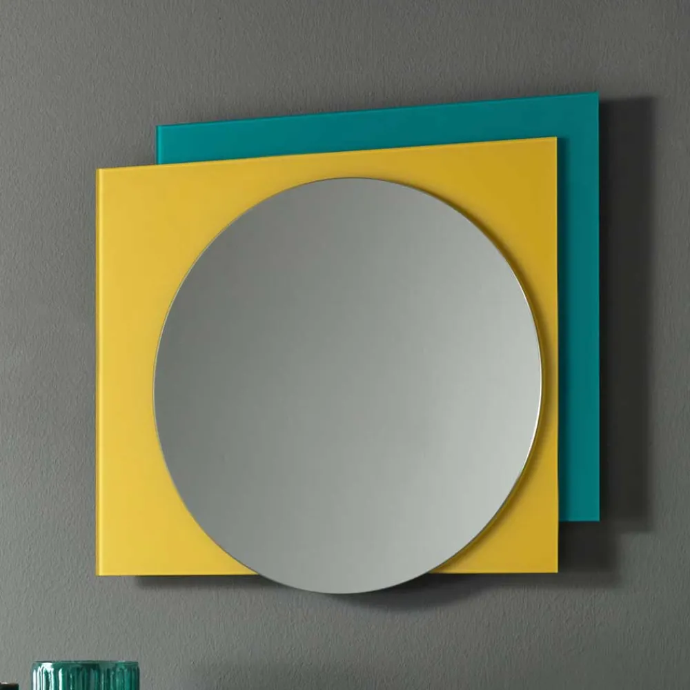 Wohnen Runder Spiegel & rechteckiges Glas - Howland