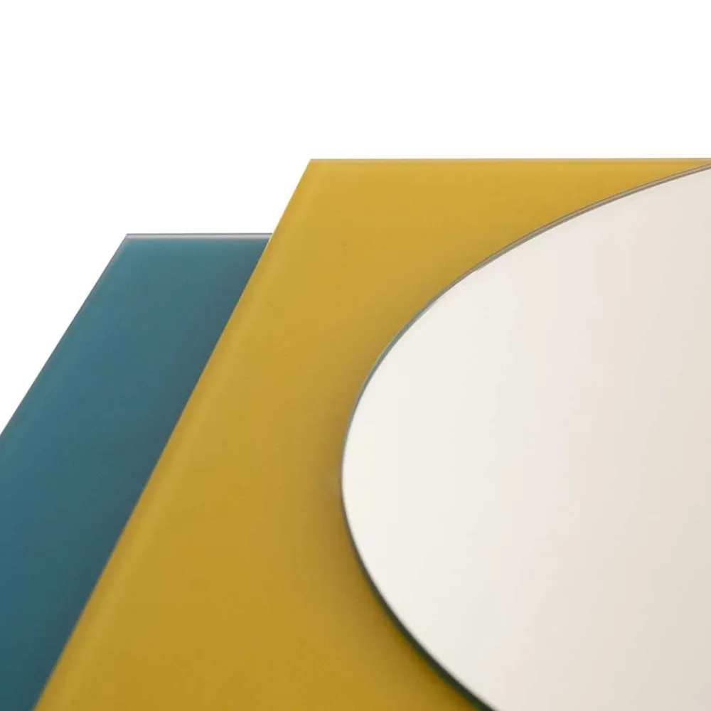 Wohnen Runder Spiegel & rechteckiges Glas - Howland