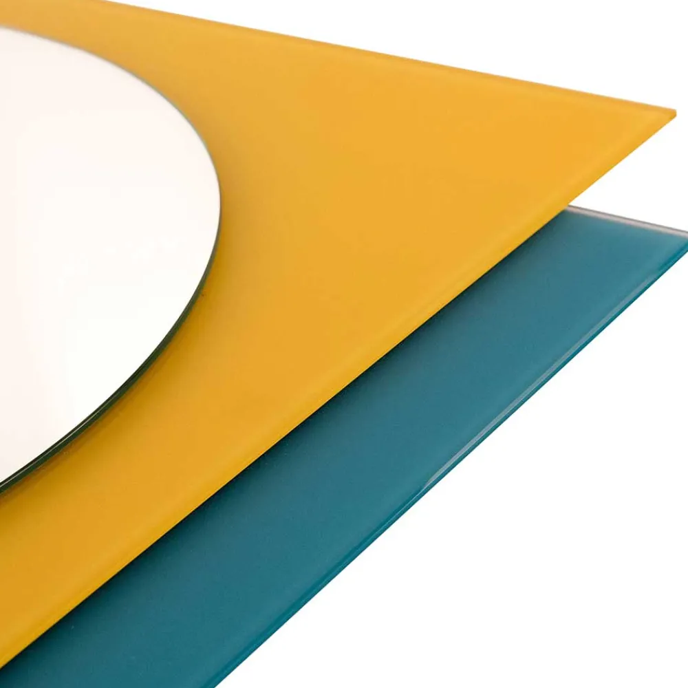 Wohnen Runder Spiegel & rechteckiges Glas - Howland