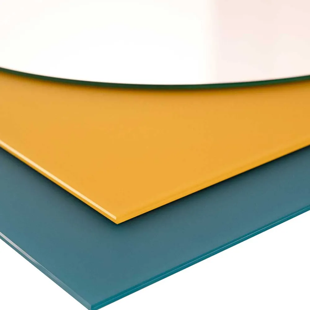 Wohnen Runder Spiegel & rechteckiges Glas - Howland