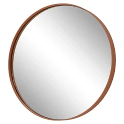 Wohnen Runder Spiegel in Terracotta - Camelian