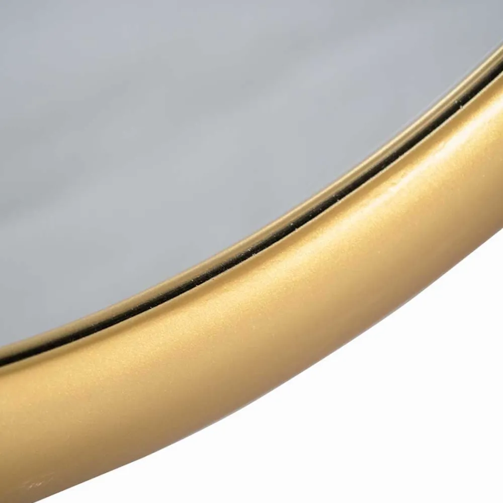 Wohnen Spiegel|Flurspiegel*Runder Spiegel mit breitem Rahmen - Meridus