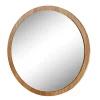 Wohnen Runder Spiegel mit Eichenholzfurnier - Kopiana