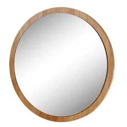 Wohnen Runder Spiegel mit Eichenholzfurnier - Kopiana