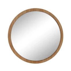 Wohnen Runder Spiegel mit Eichenholzfurnier - Kopiana