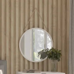 Wohnen Runder Spiegel mit Metallrahmen - Udessa