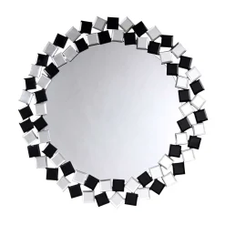 Wohnen Runder Spiegel mit Mosaik Rahmen - Viktor