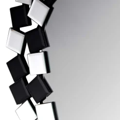 Wohnen Runder Spiegel mit Mosaik Rahmen - Viktor