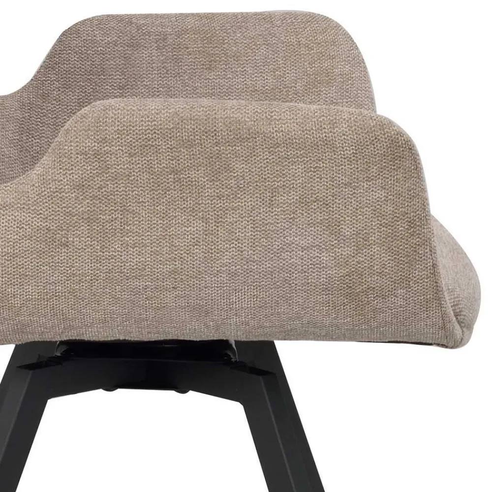 Wohnen Runder Tisch & Armlehnstühle - Halkan (fünfteilig)