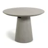 Wohnen Runder Tisch aus Zement in Grau - Onan