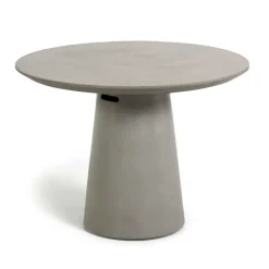 Wohnen Runder Tisch aus Zement in Grau - Onan