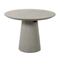 Wohnen Runder Tisch aus Zement in Grau - Onan