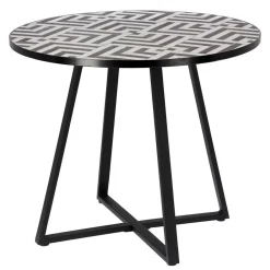 Wohnen Runder Tisch mit Keramik Mosaik - Aurelias