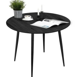 Wohnen Küchen-Essgruppen|Esszimmer Komplett*Runder Tisch mit Schalenstühlen - Sunya (fünfteilig)