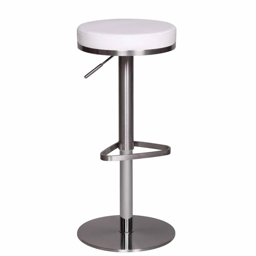 Wohnen Runder Tresenhocker Janetta mit Höhenverstellung