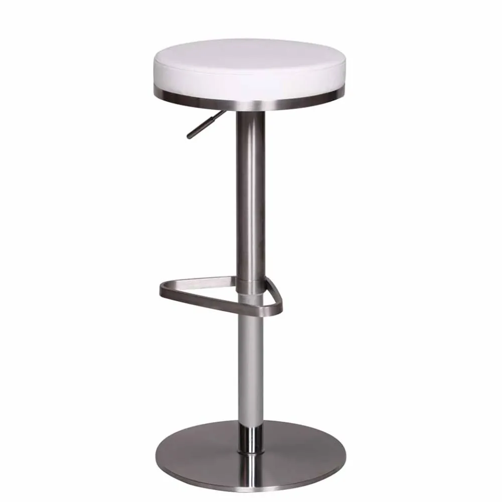 Wohnen Runder Tresenhocker Janetta mit Höhenverstellung