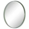 Wohnen Spiegel|Flurspiegel*Runder Wandspiegel in Graugrün - Trevoz