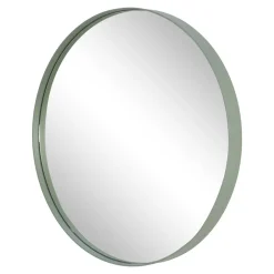 Wohnen Spiegel|Flurspiegel*Runder Wandspiegel in Graugrün - Trevoz