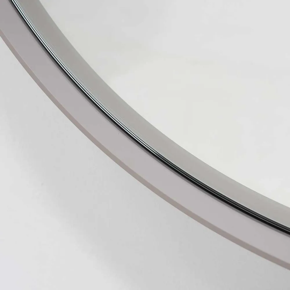 Wohnen Runder Wandspiegel in Taupe - Andrac