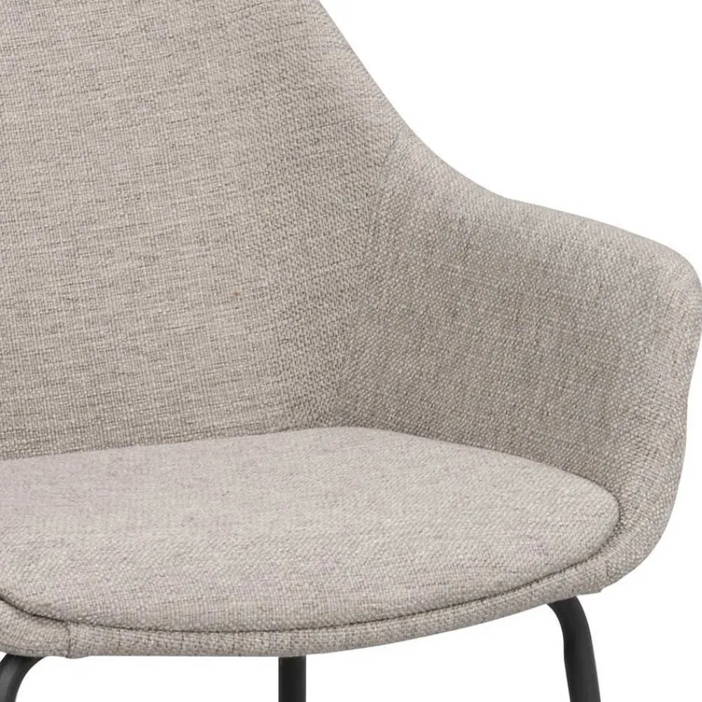 Wohnen Runder White Wash Esstisch & Stühle - Pulva (siebenteilig)