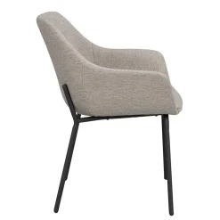 Wohnen Runder White Wash Esstisch & Stühle - Pulva (siebenteilig)