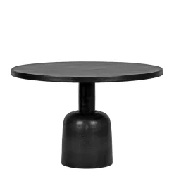 Wohnen Runder Wohnzimmertisch auf Säulengestell - Talateo