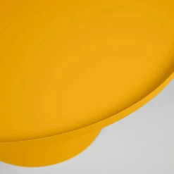 Wohnen Designermöbel*Runder Wohnzimmertisch in Gelb - Tabaco