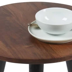 Wohnen Loft Möbel|Industrial Möbel*Runder Wohnzimmertisch mit 3-Fußgestell - Devanico